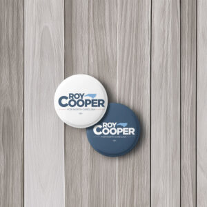 Roy Cooper Logo Pin Button