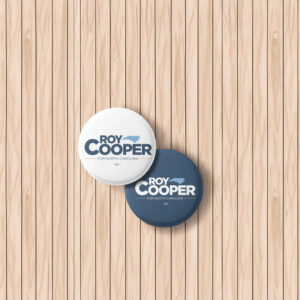Roy Cooper Logo Pin Button