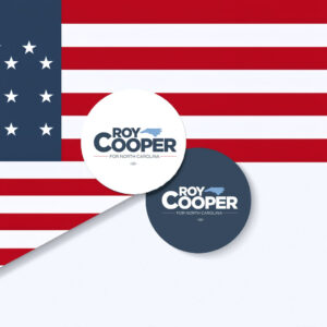 Roy Cooper Round Logo Sticker