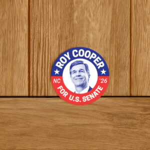 Roy Cooper for Senate Retro Sticker