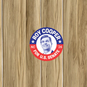 Roy Cooper for Senate Retro Sticker