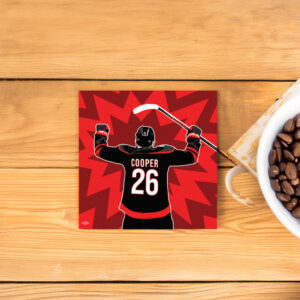 Cooper Hockey Fan Sticker
