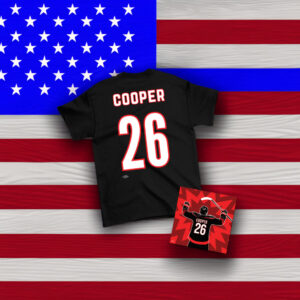 Cooper Hockey Fan T-Shirt & Sticker Bundle