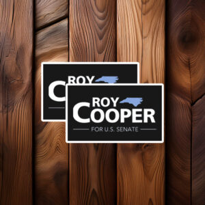 Roy Cooper For US Senate Sticker