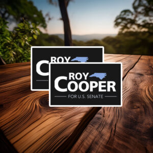Roy Cooper For US Senate Sticker
