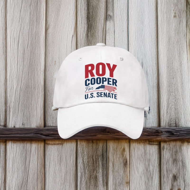 Roy Cooper Hat – NC State Map US Senate Election Cap