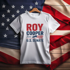 Roy Cooper T-Shirt - NC State Map U.S. Senate Election Tee
