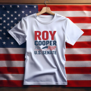 Roy Cooper T-Shirt - NC State Map U.S. Senate Election Tee