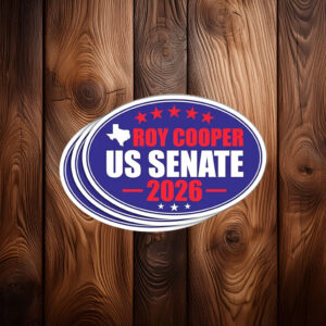 Roy Cooper for Senate 2026 Sticker - North Carolina Campaign Vinyl Decal