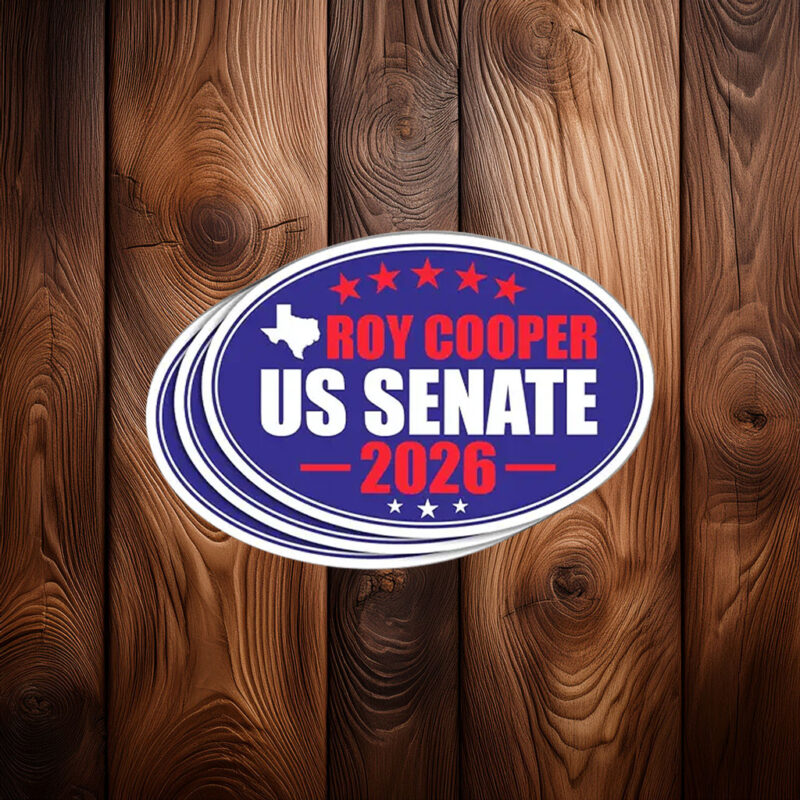 Roy Cooper for Senate 2026 Sticker - North Carolina Campaign Vinyl Decal