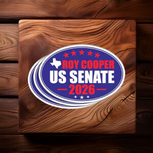 Roy Cooper for Senate 2026 Sticker - North Carolina Campaign Vinyl Decal