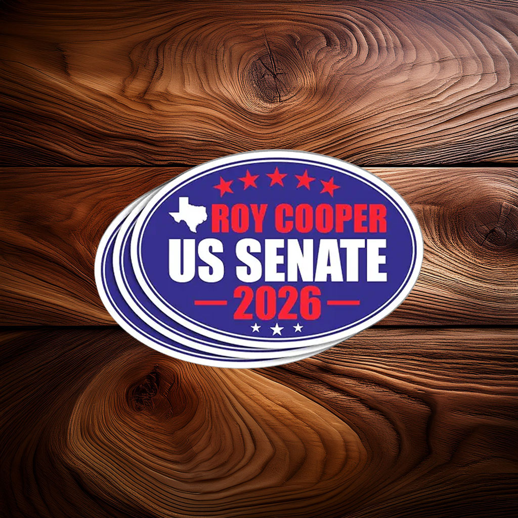 Roy Cooper for Senate 2026 Sticker - North Carolina Campaign Vinyl Decal