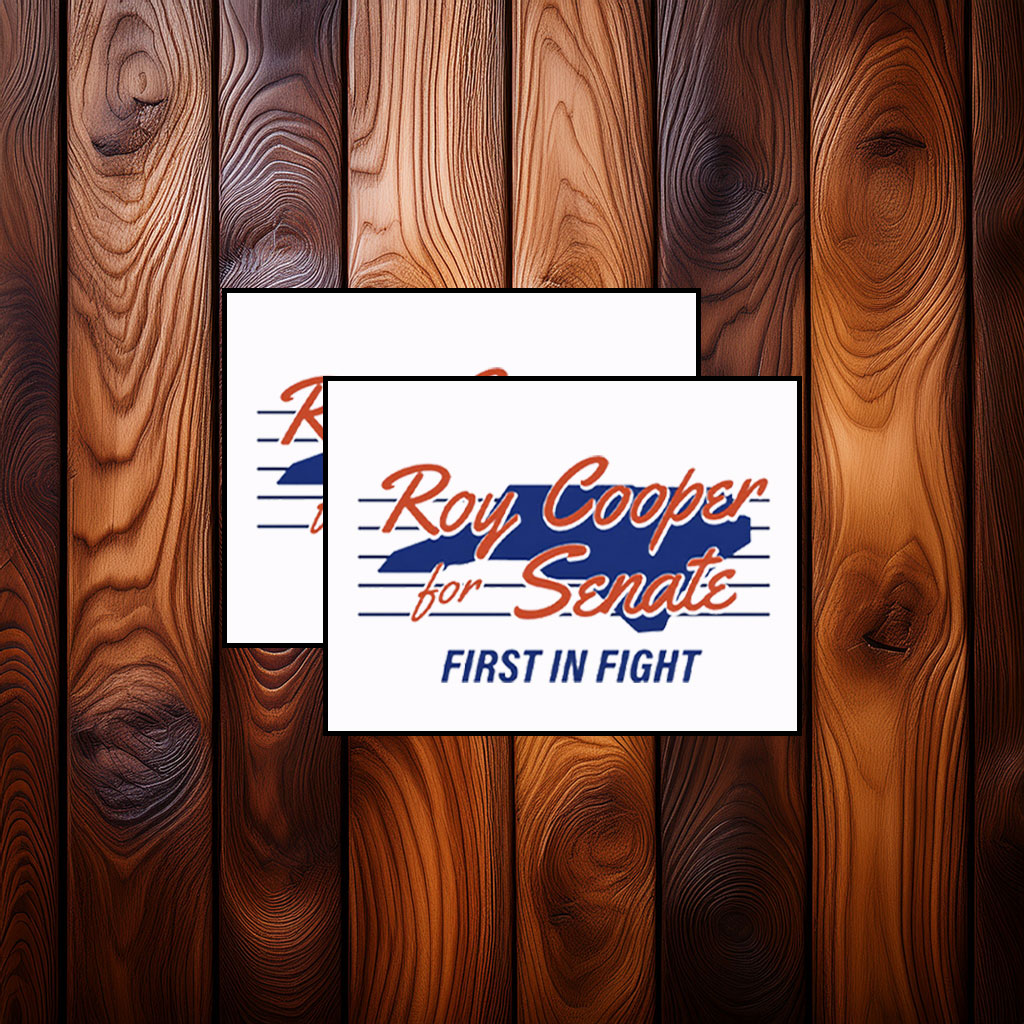 Roy Cooper for Senate First in the Fight Sticker