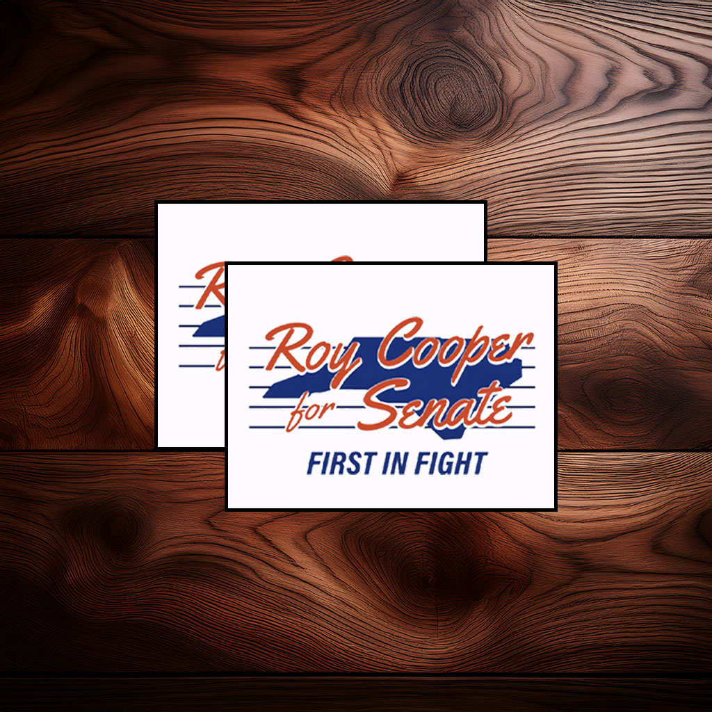 Roy Cooper for Senate First in the Fight Sticker