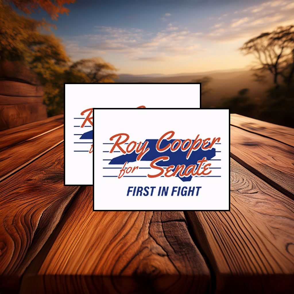 Roy Cooper for Senate First in the Fight Sticker