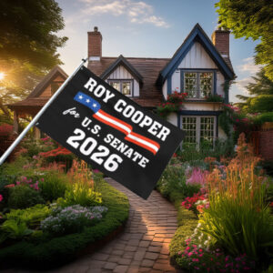Roy Cooper for U.S. Senate 2026 House Flag