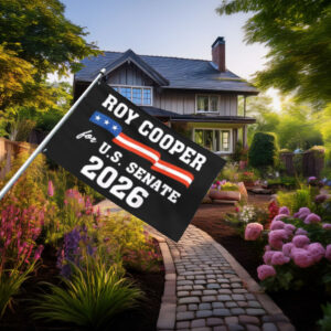 Roy Cooper for U.S. Senate 2026 House Flag
