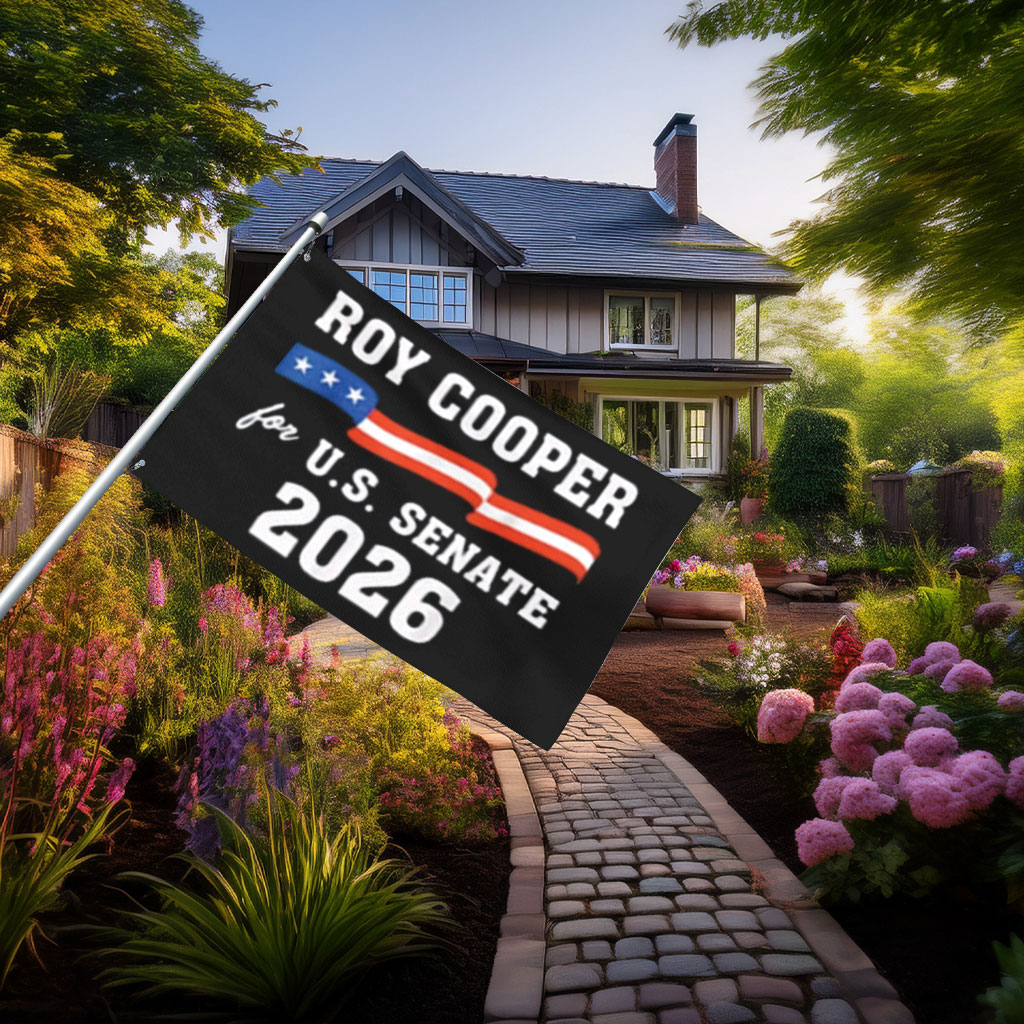 Roy Cooper for U.S. Senate 2026 House Flag