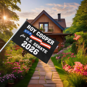 Roy Cooper for U.S. Senate 2026 House Flag