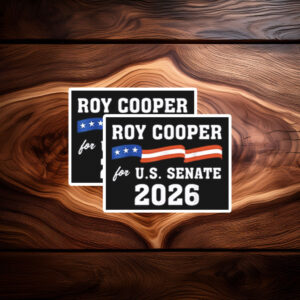 Roy Cooper for U.S. Senate 2026 Sticker
