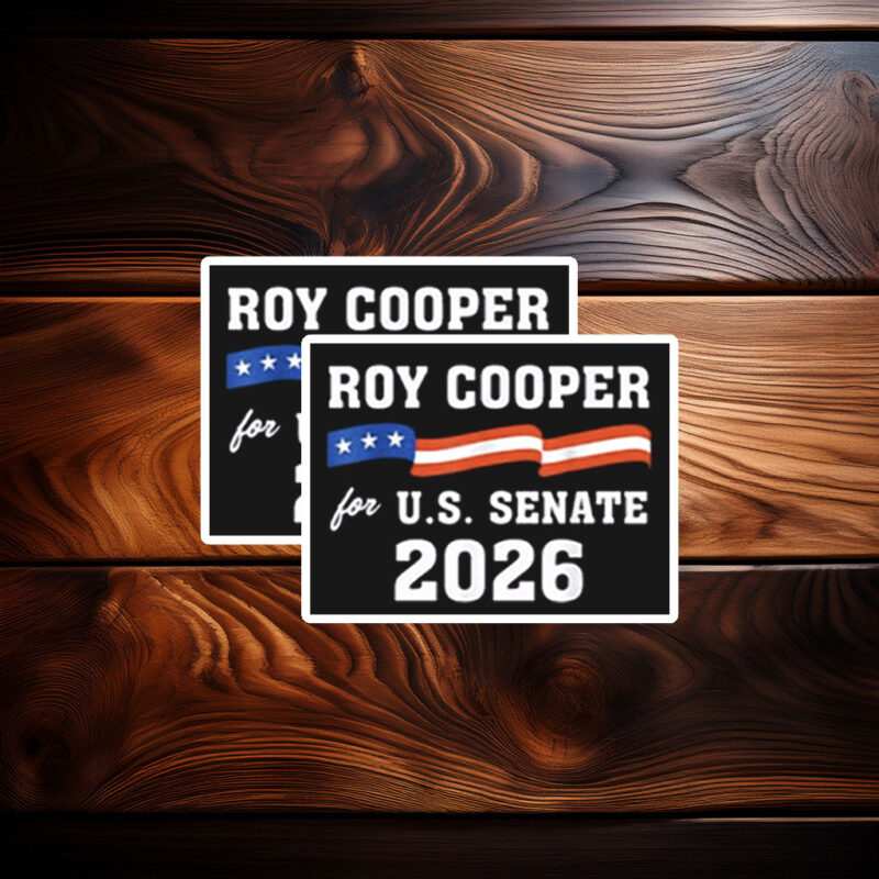 Roy Cooper for U.S. Senate 2026 Sticker
