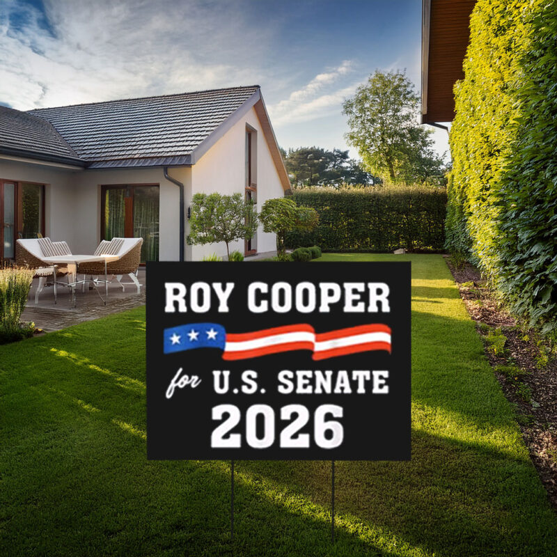 Roy Cooper for U.S. Senate 2026 Yard Sign