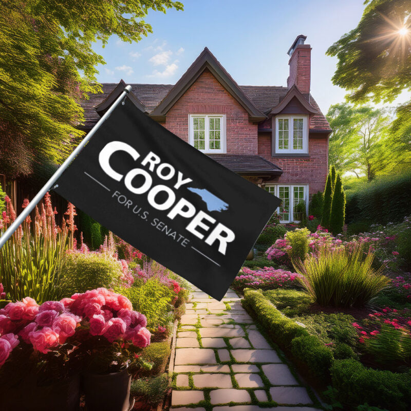 Roy Cooper for U.S. Senate House Flag