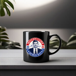 Roy Cooper 2026 Proud Democrat Retro Political Coffee Mug