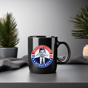 Roy Cooper 2026 Proud Democrat Retro Political Coffee Mug