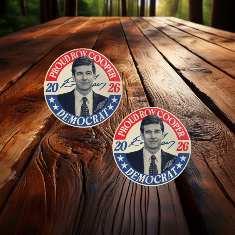 Roy Cooper 2026 Vintage Retro Political Campaign Sticker
