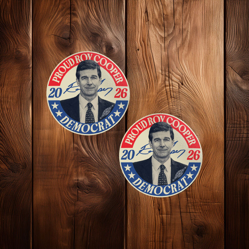 Roy Cooper 2026 Vintage Retro Political Campaign Sticker