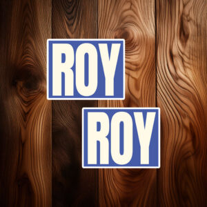 Roy Cooper Bold Typography Vinyl Campaign Sticker