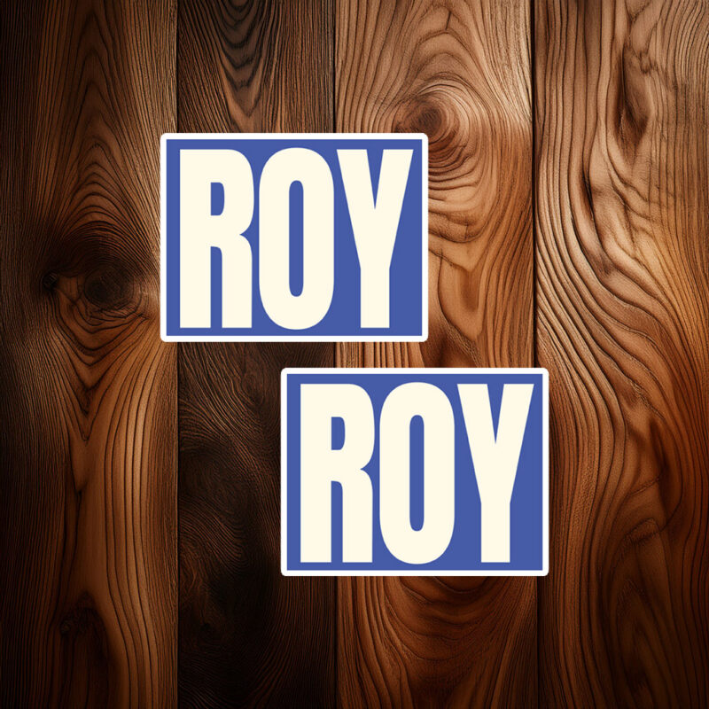 Roy Cooper Bold Typography Vinyl Campaign Sticker