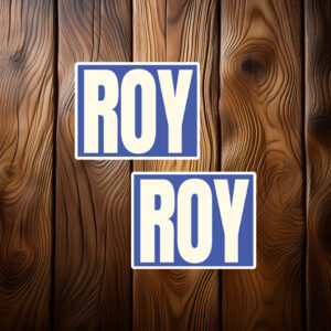 Roy Cooper Bold Typography Vinyl Campaign Sticker