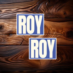 Roy Cooper Bold Typography Vinyl Campaign Sticker