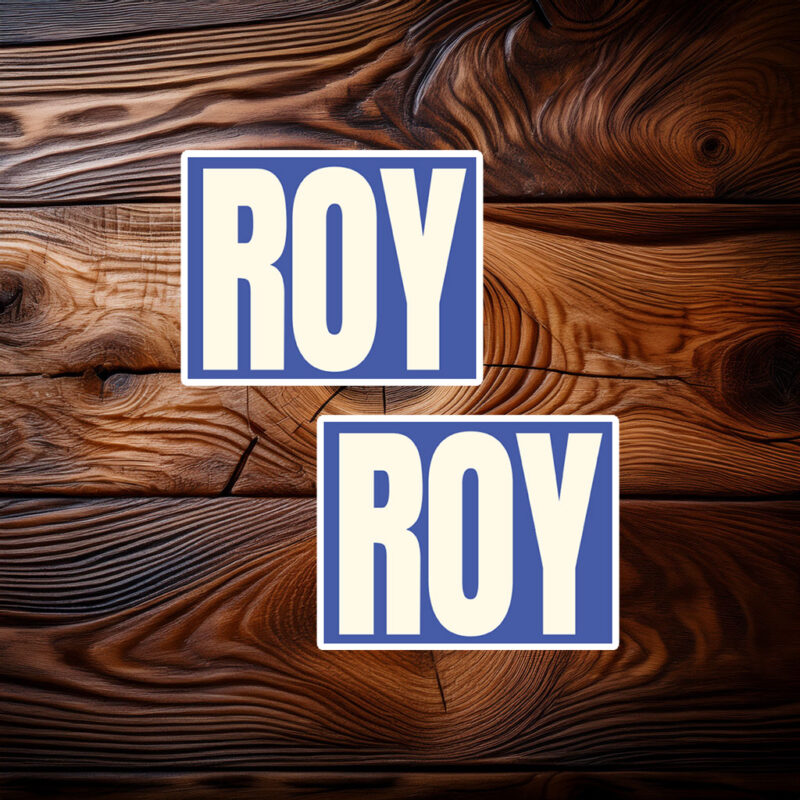 Roy Cooper Bold Typography Vinyl Campaign Sticker