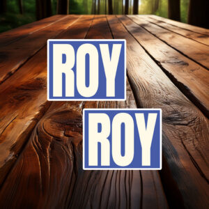Roy Cooper Bold Typography Vinyl Campaign Sticker