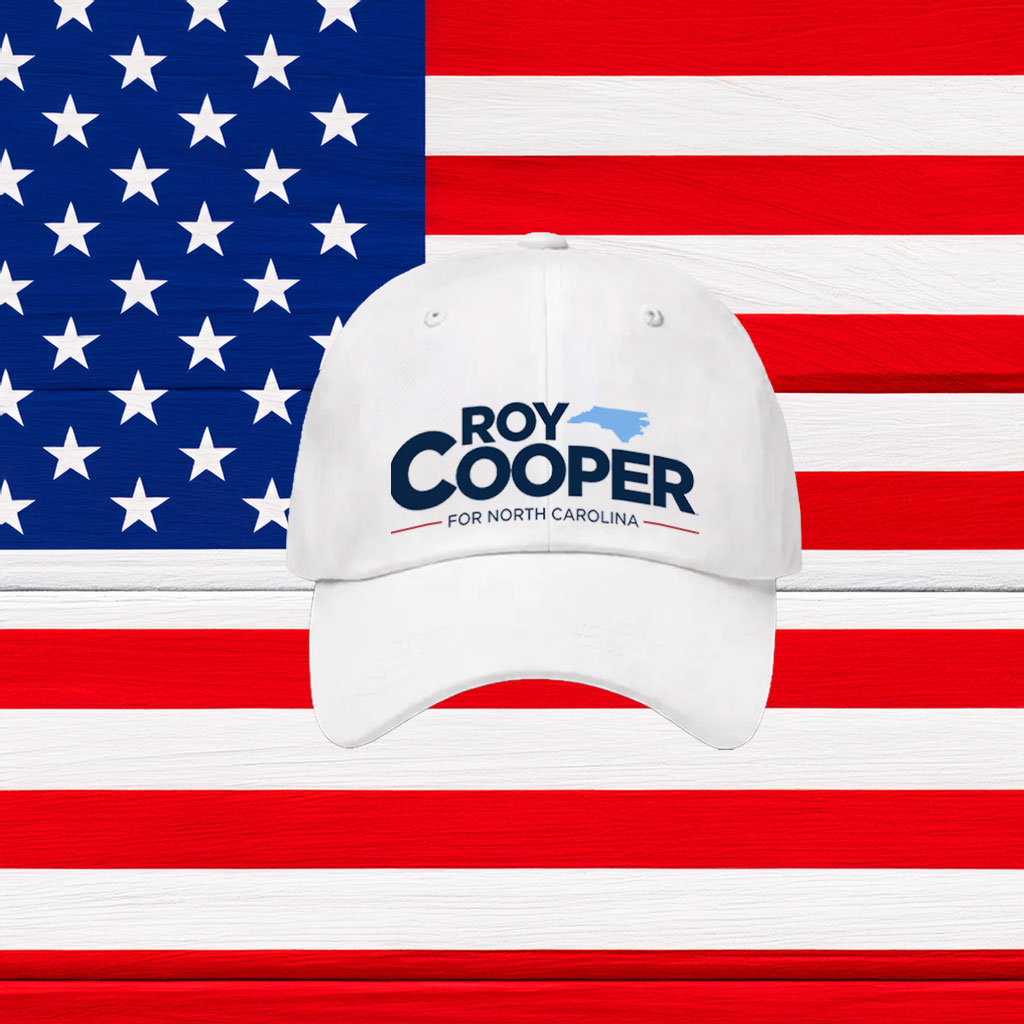 Roy Cooper For NC State Map Political Campaign Dad Hat