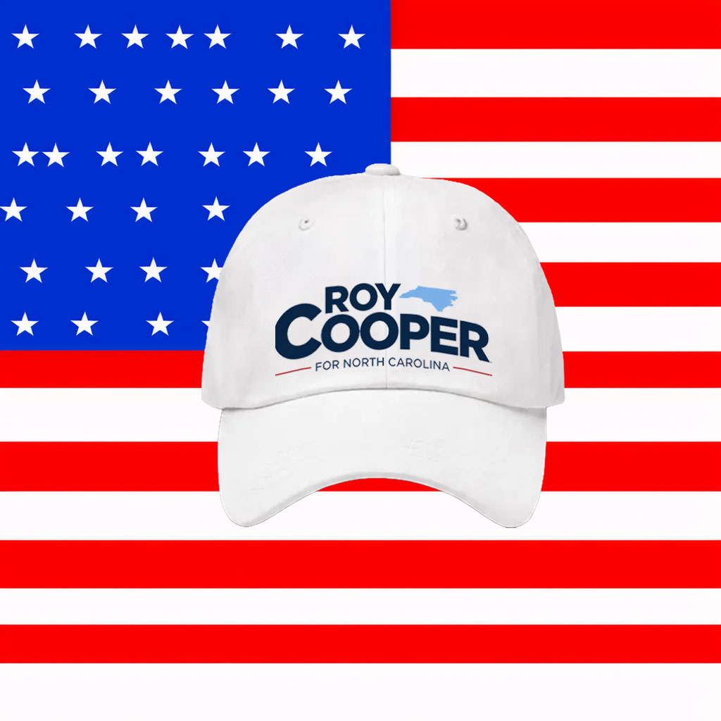 Roy Cooper For NC State Map Political Campaign Dad Hat