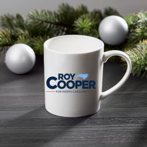 Roy Cooper For NC State Map Political Coffee Mug
