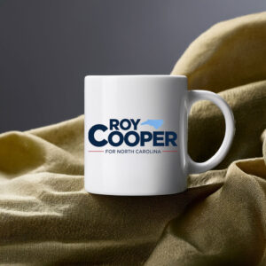Roy Cooper For NC State Map Political Coffee Mug