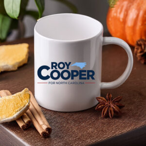 Roy Cooper For NC State Map Political Coffee Mug