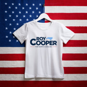 Roy Cooper For North Carolina Map Graphic T-Shirt