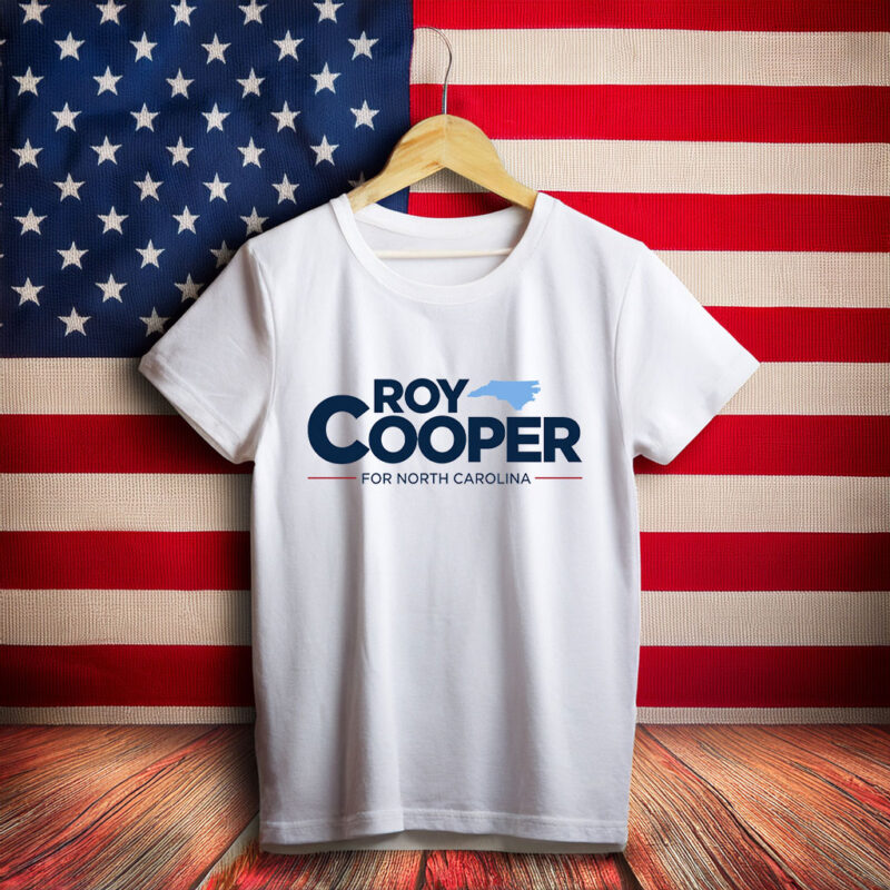 Roy Cooper For North Carolina Map Graphic T-Shirt