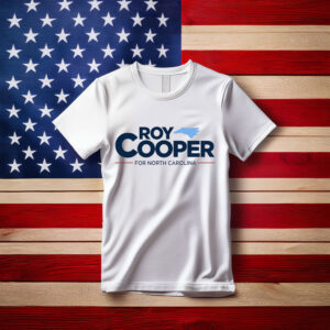 Roy Cooper For North Carolina Map Graphic T-Shirt