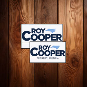 Roy Cooper For North Carolina Political Campaign Vinyl Sticker