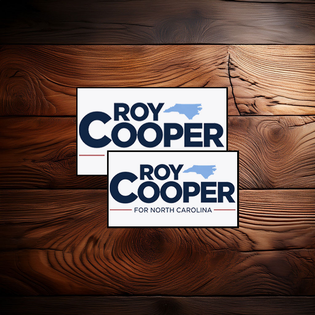 Roy Cooper For North Carolina Political Campaign Vinyl Sticker