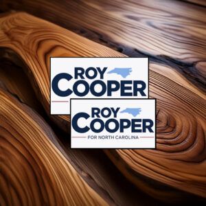 Roy Cooper For North Carolina Political Campaign Vinyl Sticker