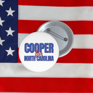 Roy Cooper For North Carolina Political Supporter Lapel Pin
