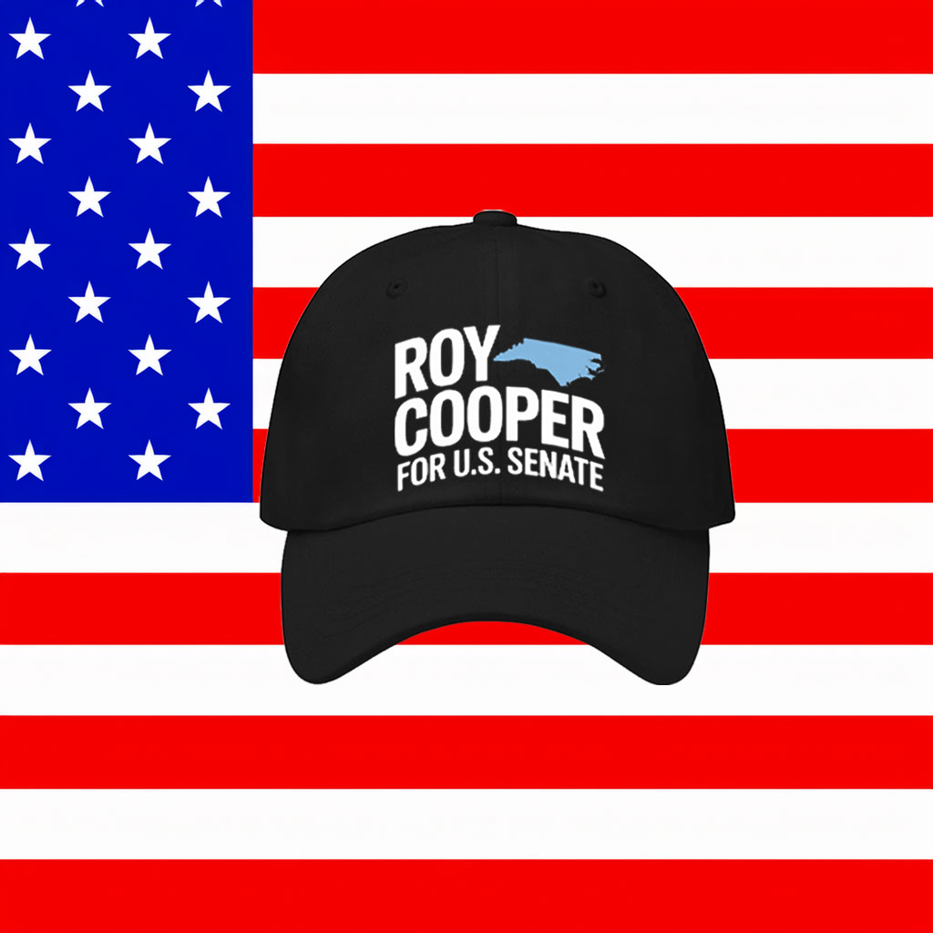 Roy Cooper For Senate North Carolina Map Dad Hat